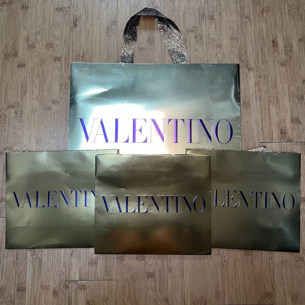 Authentic Valentino Shopping/Gift Bags